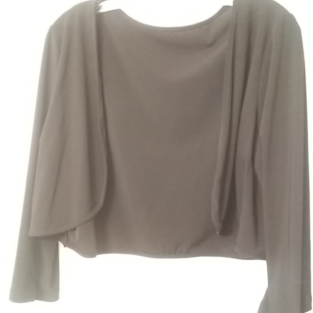 black knit shrug